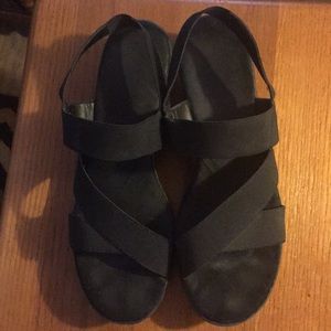 A2 by Aerosoles Black Sandals Ladies Size 10